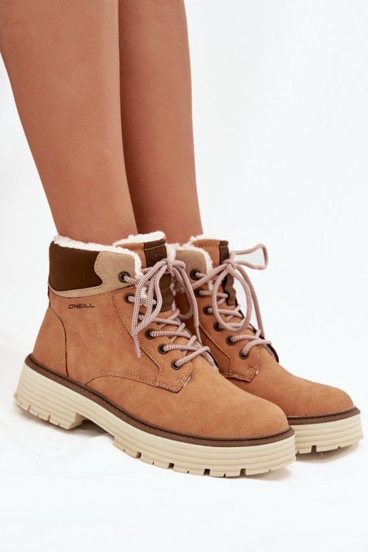 siltināti apavi Sieviešu O'NEILL BENICIA INOMEN HIGH brūnas krāsas siltināti apavi Sieviešu O'NEILL BENICIA INOMEN HIGH brūnas krāsas