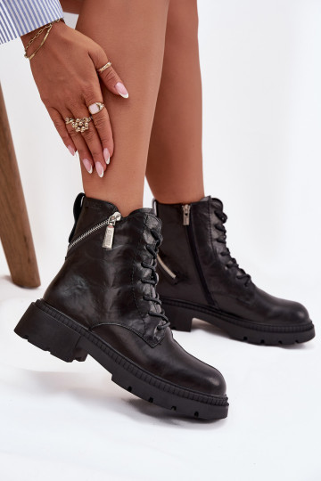 Āda zābaki Sieviešu siltināti Big Star SS274452 melnas krāsas