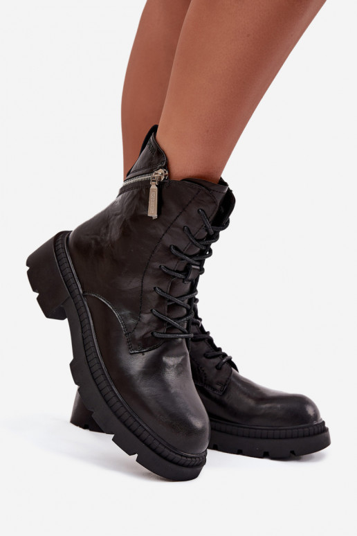 Āda zābaki Sieviešu siltināti Big Star SS274452 melnas krāsas