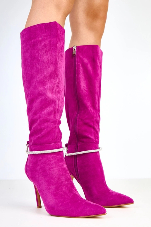 Violeta zamša garie zābaki ar... Violeta zamša garie zābaki ar...