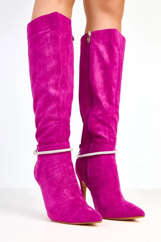 Violeta zamša garie zābaki ar... Violeta zamša garie zābaki ar...