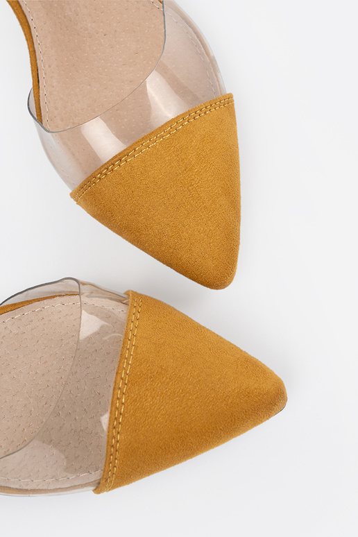 Sinepju krāsas kurpes z zakrytymi palcami