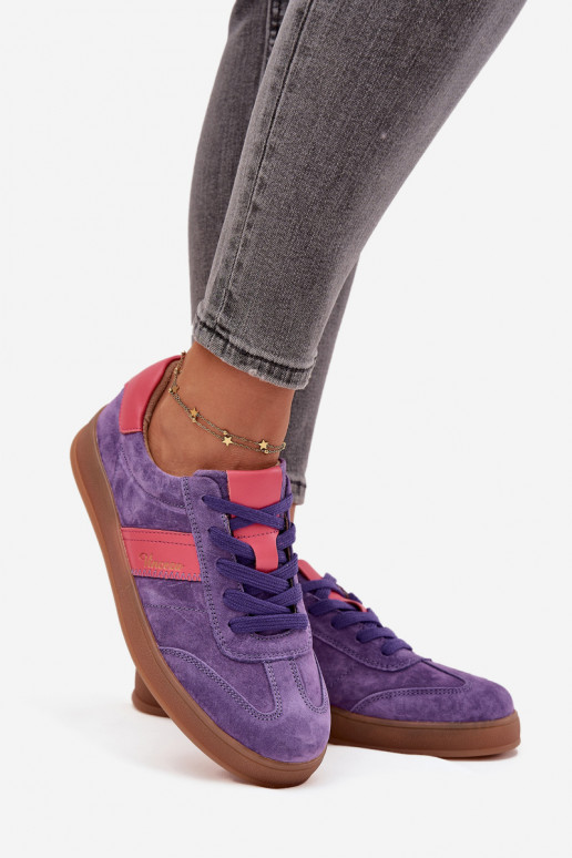 zamša sporta apavi sieviešu Vinceza 79576 violetā krāsā zamša sporta apavi sieviešu Vinceza 79576 violetā krāsā