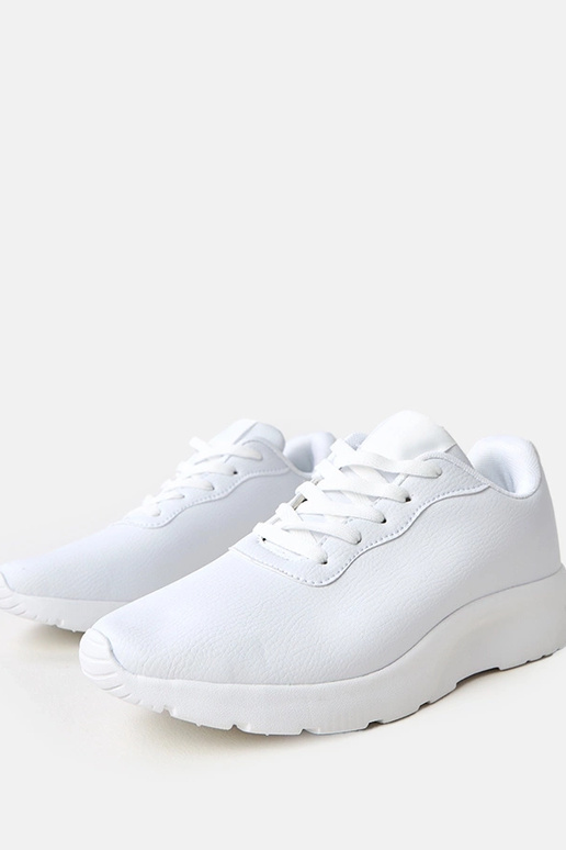 Baltie vīriešu pacelti sporta apavi...