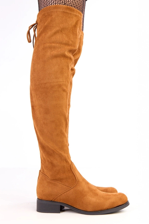 Brūni garie zābaki uz plakana...