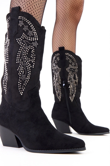 Melni cowboy zābaki ar zemu... 2