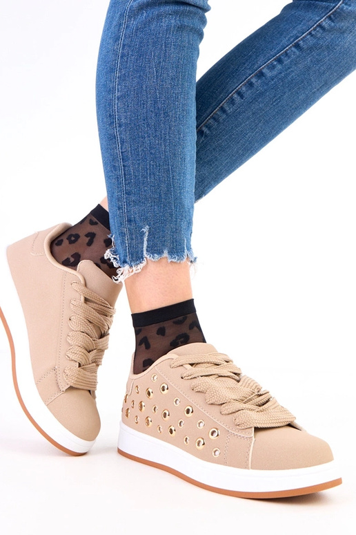 Brūni sporta apavi uz platformas ar...