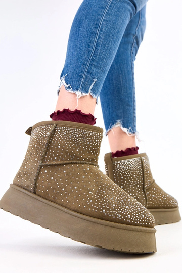 Zaļi sniega zābaki ar...