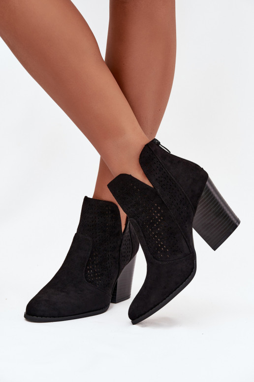 Ažūrs Sieviešu puszābaki S.Barski HY51-060 melnas krāsas Ažūrs Sieviešu puszābaki S.Barski HY51-060 melnas krāsas