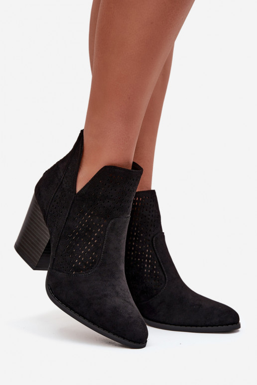 Ažūrs Sieviešu puszābaki S.Barski HY51-060 melnas krāsas Ažūrs Sieviešu puszābaki S.Barski HY51-060 melnas krāsas