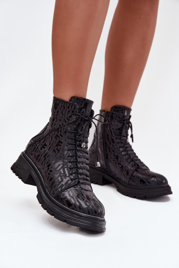 Āda zābaki Sieviešu siltināti Uz pili Artiker 57C2257 melnas krāsas 2