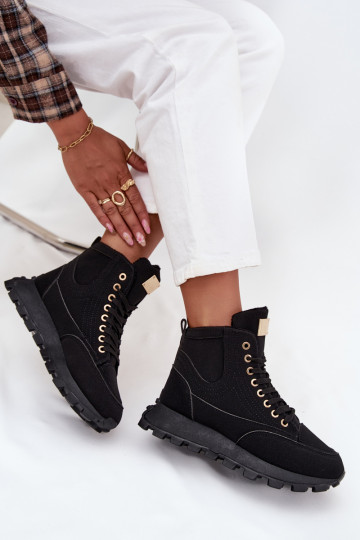 siltināti apavi Sieviešu ar platformu melnas krāsas Tā irrivira