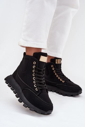 siltināti apavi Sieviešu ar platformu melnas krāsas Tā irrivira 2