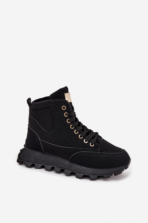 siltināti apavi Sieviešu ar platformu melnas krāsas Tā irrivira