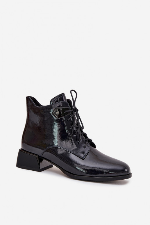 Āda Laque Sieviešu puszābaki Klockā Artiker 57C1117 melnas krāsas