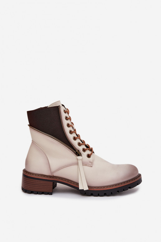 Sieviešu puszābaki siltināti Klockā Vinceza 58559 smilšu krāsas