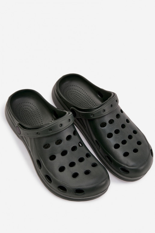 Vīriešu čības dārza un baseina EVA, zaļā krāsā