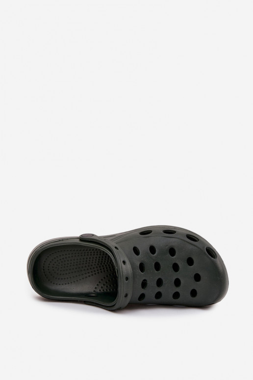 Vīriešu čības dārza un baseina EVA, zaļā krāsā