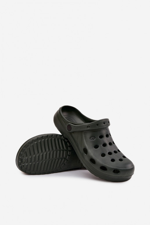 Vīriešu čības dārza un baseina EVA, zaļā krāsā