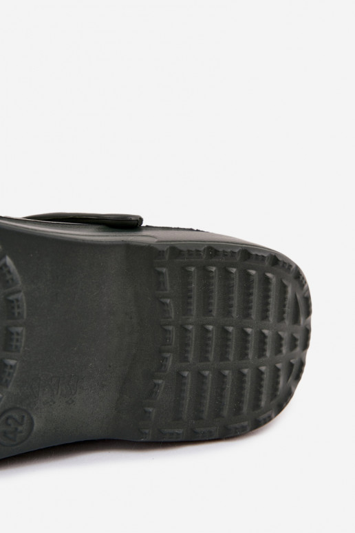 Vīriešu čības dārza un baseina EVA, zaļā krāsā