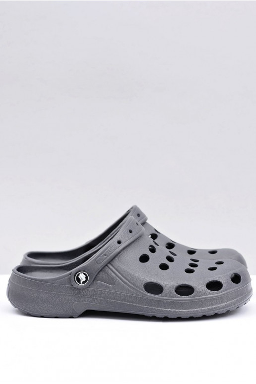 Vīriešu čības dārza un baseina EVA, pelēkā krāsā