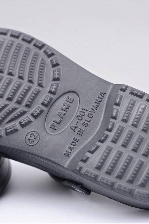 Vīriešu čības dārza un baseina EVA, pelēkā krāsā