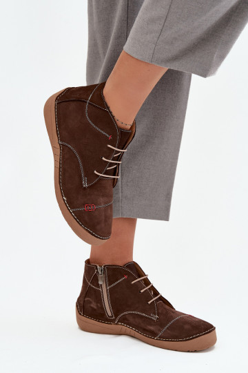 Āda apavi SieviešuPrzeszyciami Uz pili Artiker 57C2117 brūnas krāsas