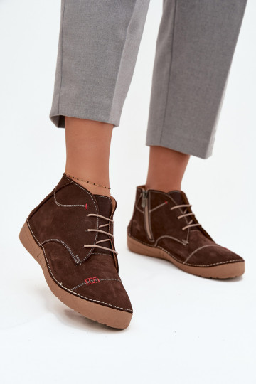 Āda apavi SieviešuPrzeszyciami Uz pili Artiker 57C2117 brūnas krāsas 2