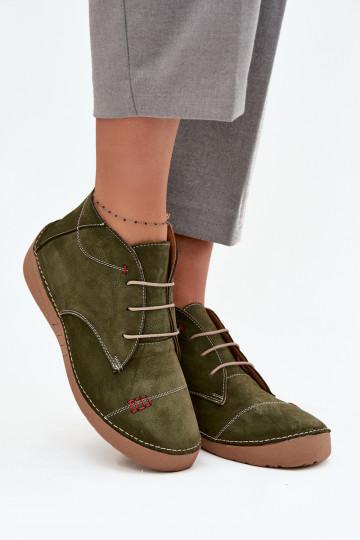 Āda apavi SieviešuPrzeszyciami Uz pili Artiker 57C2119 Zaļas krāsas