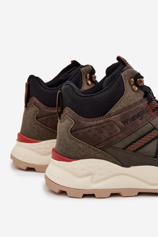 pārgājienu zābaki Vīriešiem INRANGLER INEST MEN MID 20253027 haki krāsas