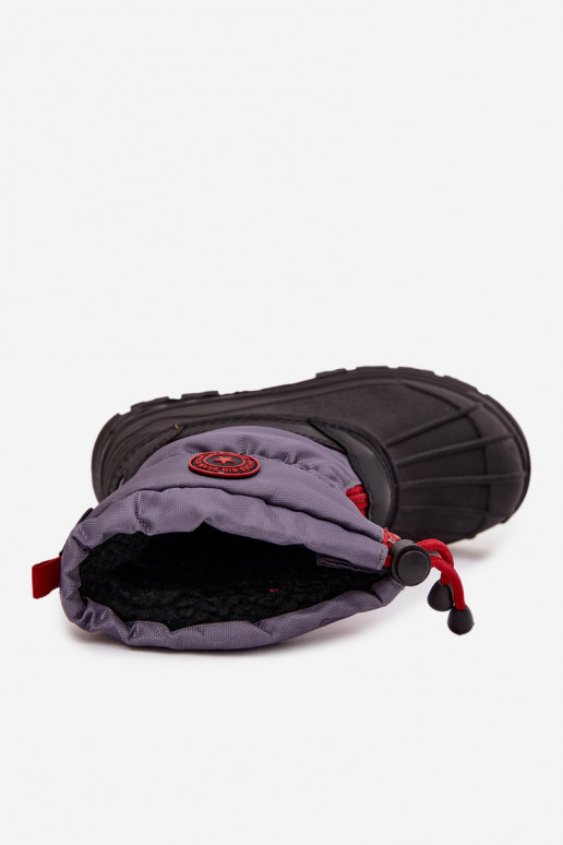 Sniega apavi Uz pili Big Star SS374031 Pelēkas krāsas-melnas krāsas