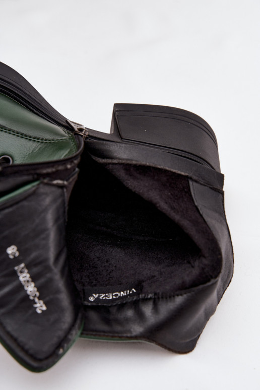 Sieviešu puszābaki Klockā siltināti Vinceza 39950 haki krāsas