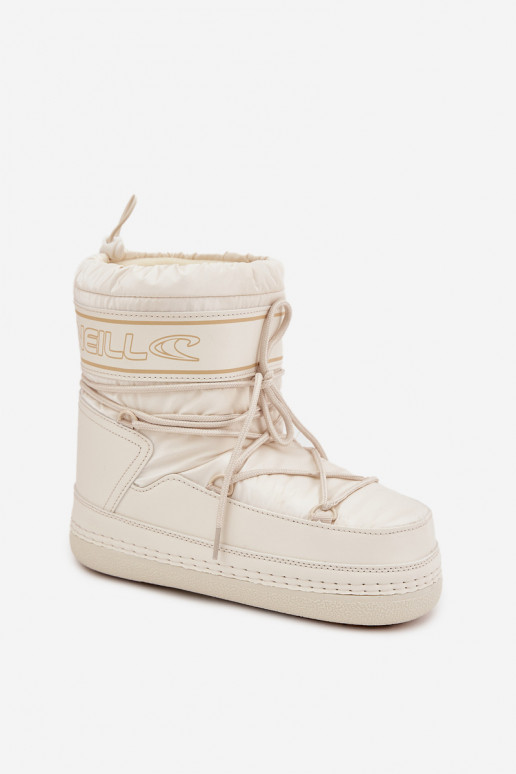 sniega apavi Sieviešu ar stilīgām detaļām O'NEILL LISA INOMEN HIGH 90253012.99Z baltas krāsas