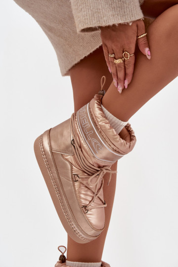 sniega apavi Sieviešu ar stilīgām detaļām O'NEILL LISA INOMEN HIGH 90253012.99U Zelta krāsas 2