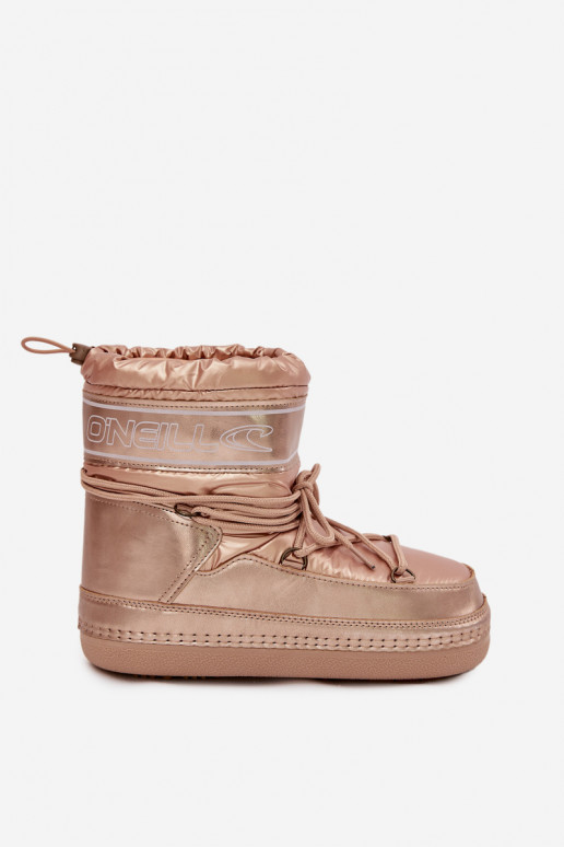 sniega apavi Sieviešu ar stilīgām detaļām O'NEILL LISA INOMEN HIGH 90253012.99U Zelta krāsas