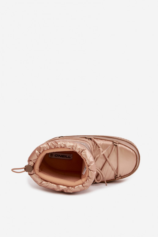 sniega apavi Sieviešu ar stilīgām detaļām O'NEILL LISA INOMEN HIGH 90253012.99U Zelta krāsas