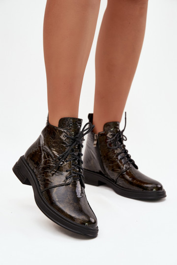 Āda Laque Sieviešu puszābaki siltināti Uz pili D&A LZ42-042 Zelta krāsas