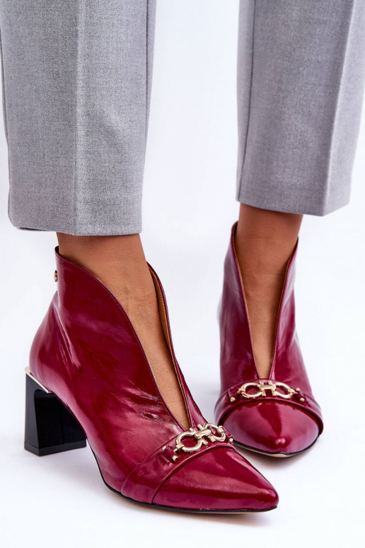 Āda Sieviešu puszābaki ar papēdi Tā irciejka 05262-15 rozā krāsas