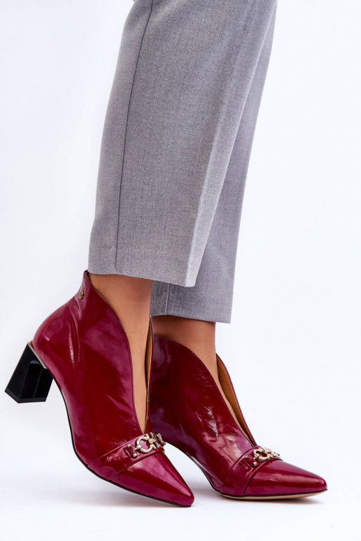 Āda Sieviešu puszābaki ar papēdi Tā irciejka 05262-15 rozā krāsas