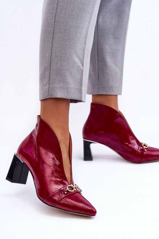 Āda Sieviešu puszābaki ar papēdi Tā irciejka 05262-15 rozā krāsas