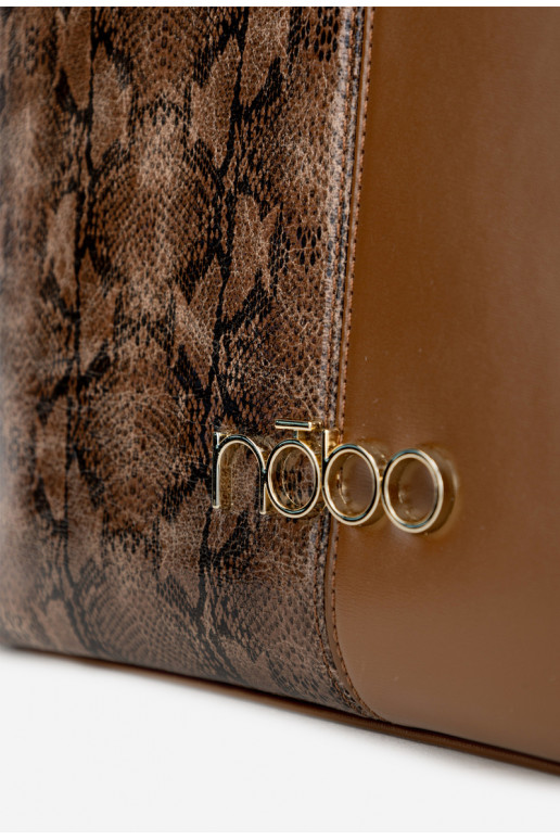 Soma Pircējska Dzīvnieku raksts NOBO BAG5740-M17 Brūnas krāsas