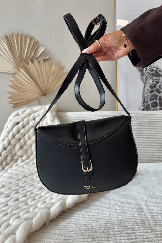 Soma Pastniece NOBO BAG5780-020 Melnas krāsas