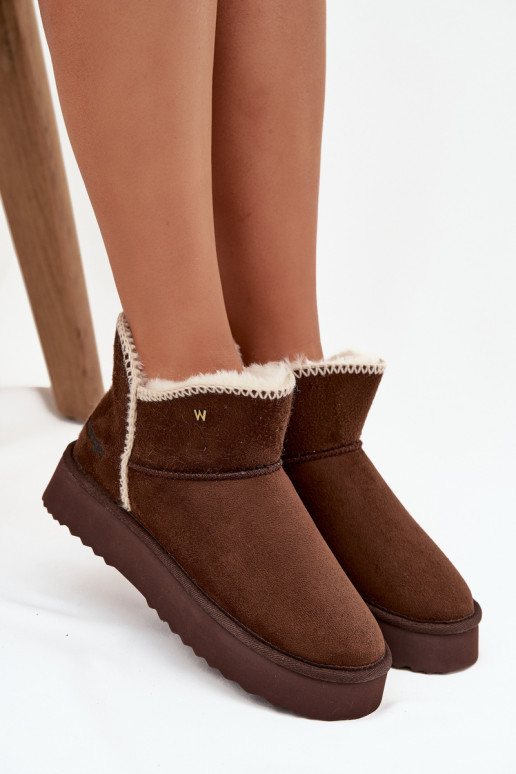 sniega apavi Sieviešu ar platformu INrangler 20253093.IKU CzekoladoIne