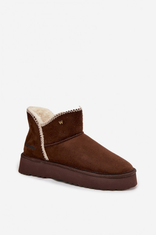 sniega apavi Sieviešu ar platformu INrangler 20253093.IKU CzekoladoIne