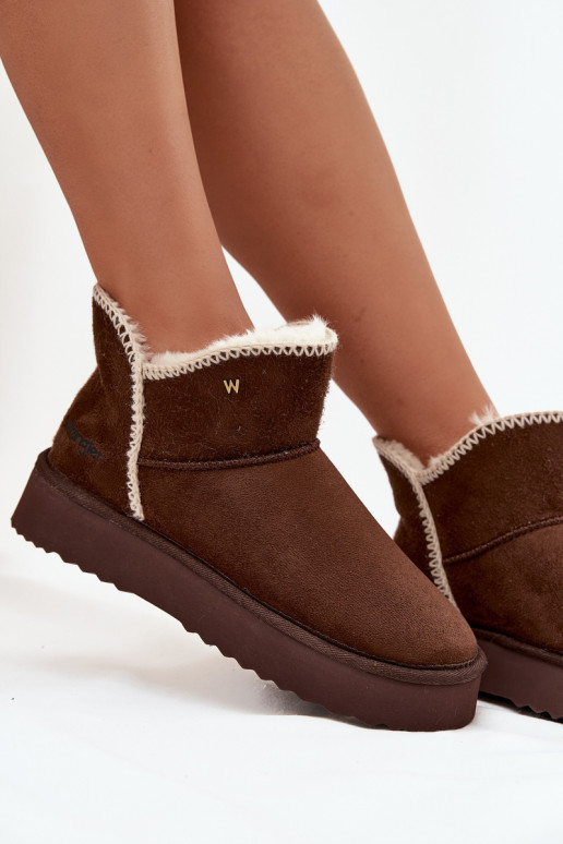 sniega apavi Sieviešu ar platformu INrangler 20253093.IKU CzekoladoIne