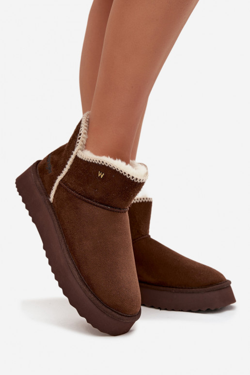 sniega apavi Sieviešu ar platformu INrangler 20253093.IKU CzekoladoIne