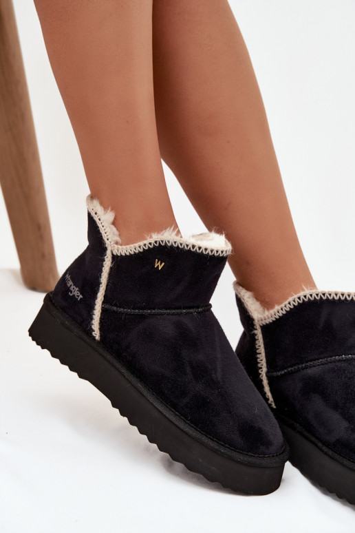 sniega apavi Sieviešu ar platformu INrangler 20253093.25Y melnas krāsas