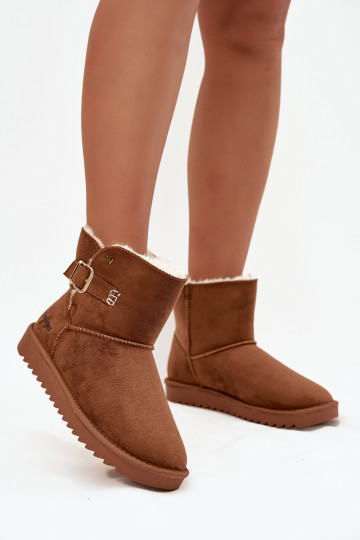 sniega apavi Sieviešu ar sprādzēm INrangler 20253091.37B brūnas krāsas