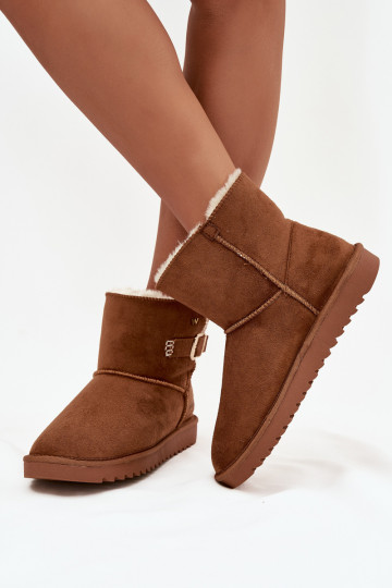 sniega apavi Sieviešu ar sprādzēm INrangler 20253091.37B brūnas krāsas 2