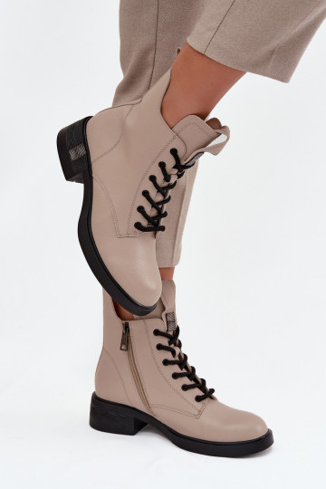 Āda Sieviešu puszābaki Uz Zema Papēža Vinceza 66818 smilšu krāsas